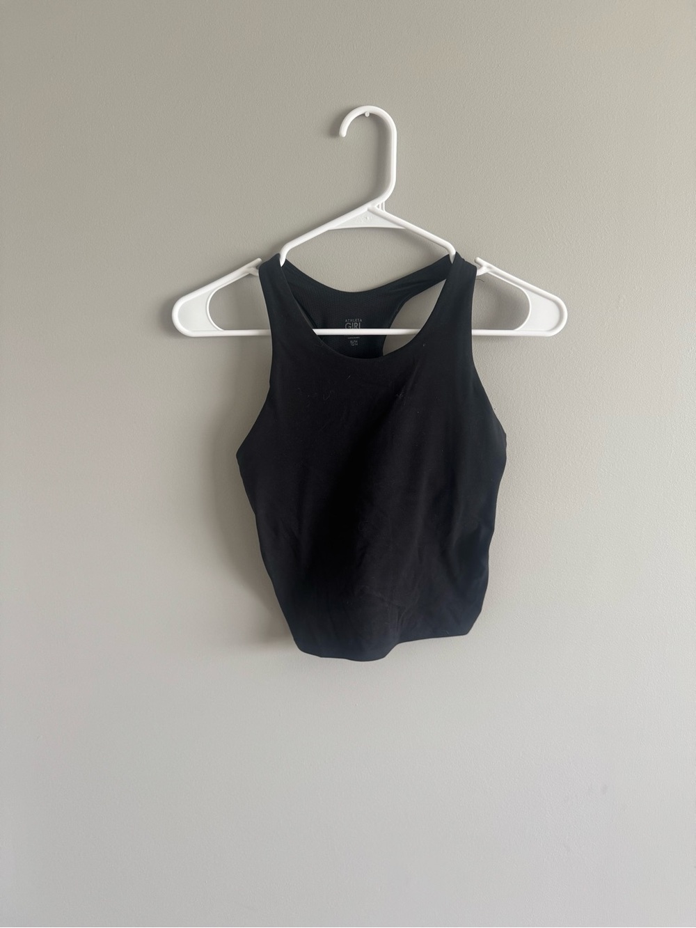 Athleta Black Racerback Tank Top - Girls